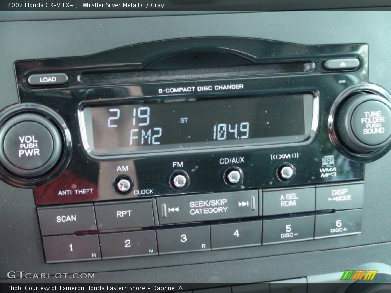 Whistler Silver Metallic / Gray 2007 Honda CR-V EX-L