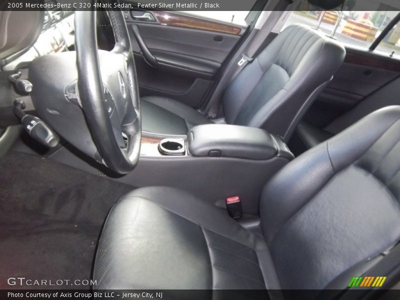 Pewter Silver Metallic / Black 2005 Mercedes-Benz C 320 4Matic Sedan