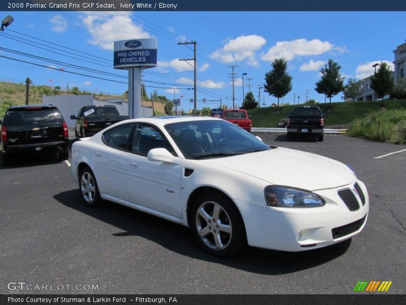 Ivory White / Ebony 2008 Pontiac Grand Prix GXP Sedan