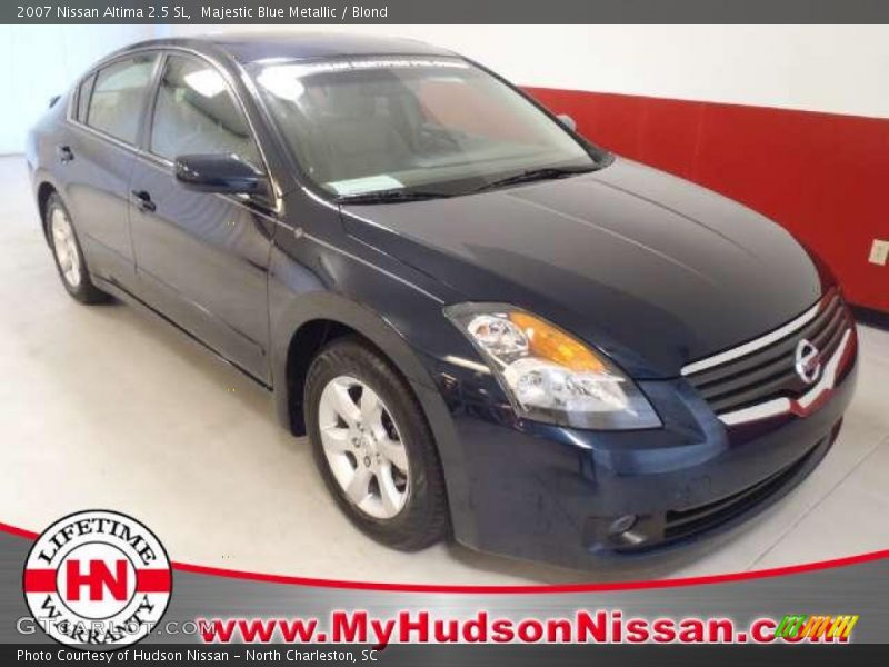Majestic Blue Metallic / Blond 2007 Nissan Altima 2.5 SL