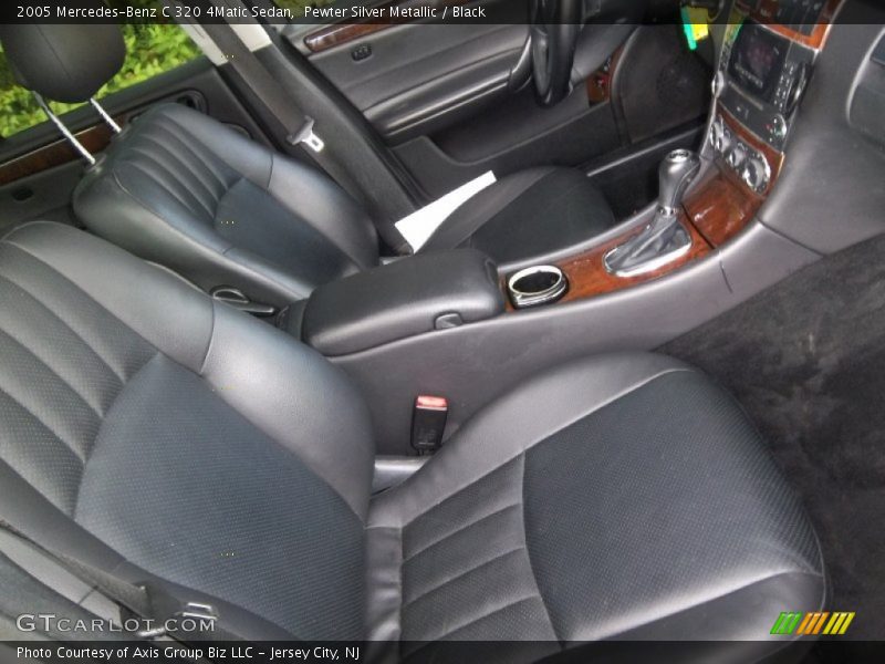 Pewter Silver Metallic / Black 2005 Mercedes-Benz C 320 4Matic Sedan