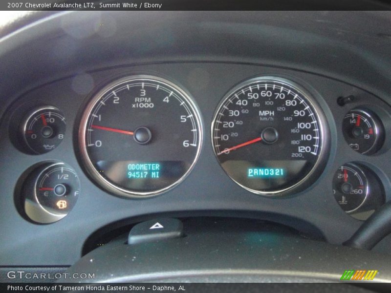  2007 Avalanche LTZ LTZ Gauges
