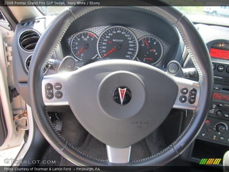 Ivory White / Ebony 2008 Pontiac Grand Prix GXP Sedan