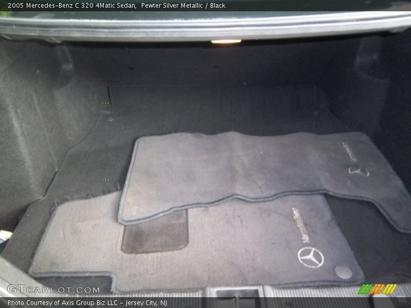Pewter Silver Metallic / Black 2005 Mercedes-Benz C 320 4Matic Sedan