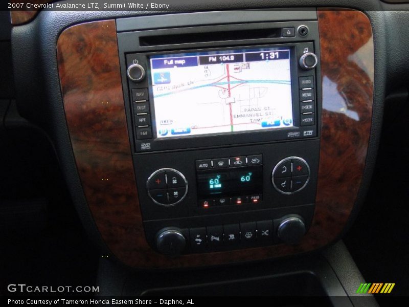 Navigation of 2007 Avalanche LTZ