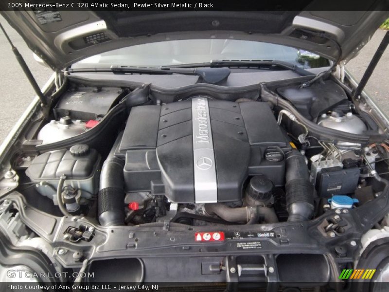 Pewter Silver Metallic / Black 2005 Mercedes-Benz C 320 4Matic Sedan