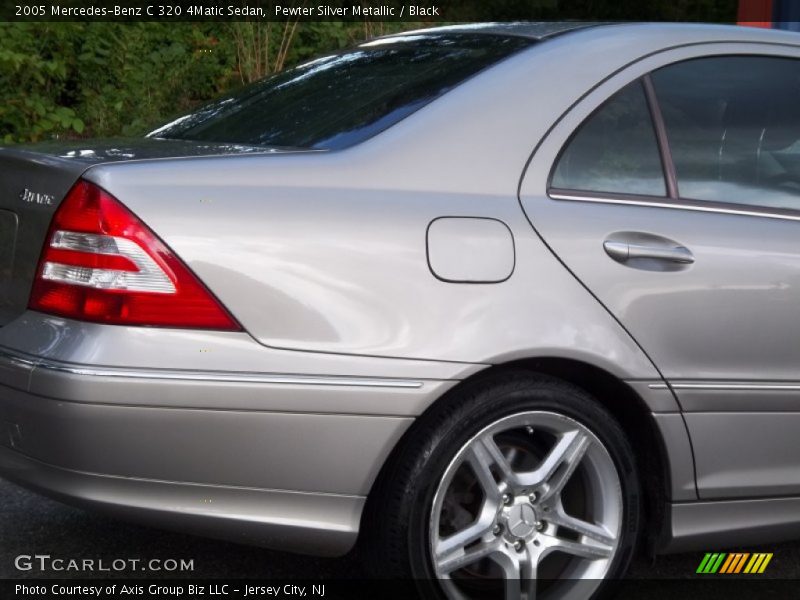 Pewter Silver Metallic / Black 2005 Mercedes-Benz C 320 4Matic Sedan