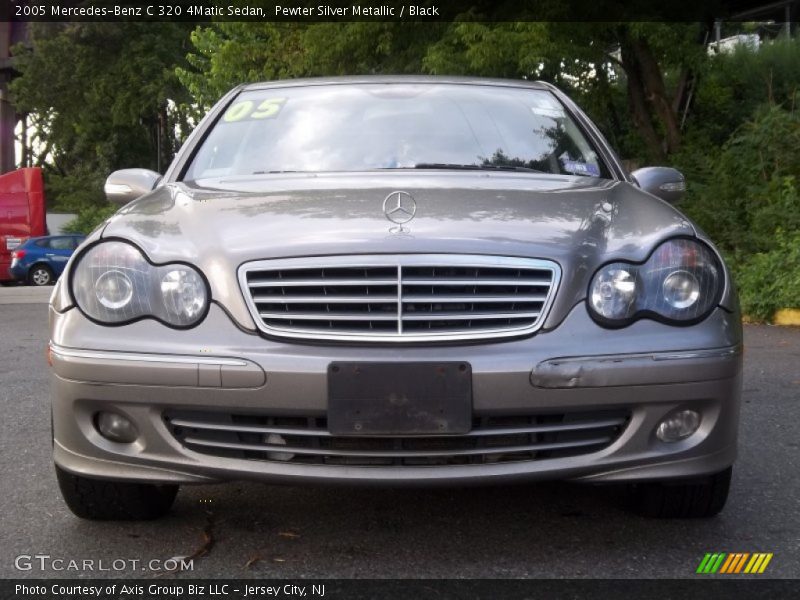 Pewter Silver Metallic / Black 2005 Mercedes-Benz C 320 4Matic Sedan