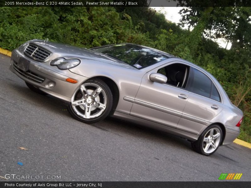 Pewter Silver Metallic / Black 2005 Mercedes-Benz C 320 4Matic Sedan