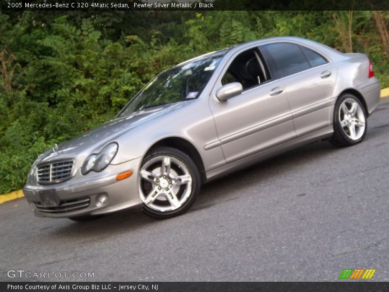 Pewter Silver Metallic / Black 2005 Mercedes-Benz C 320 4Matic Sedan