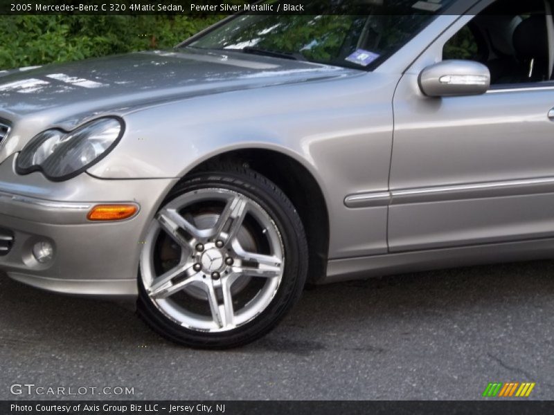 Pewter Silver Metallic / Black 2005 Mercedes-Benz C 320 4Matic Sedan