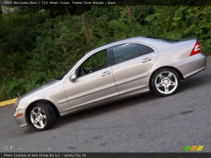 Pewter Silver Metallic / Black 2005 Mercedes-Benz C 320 4Matic Sedan