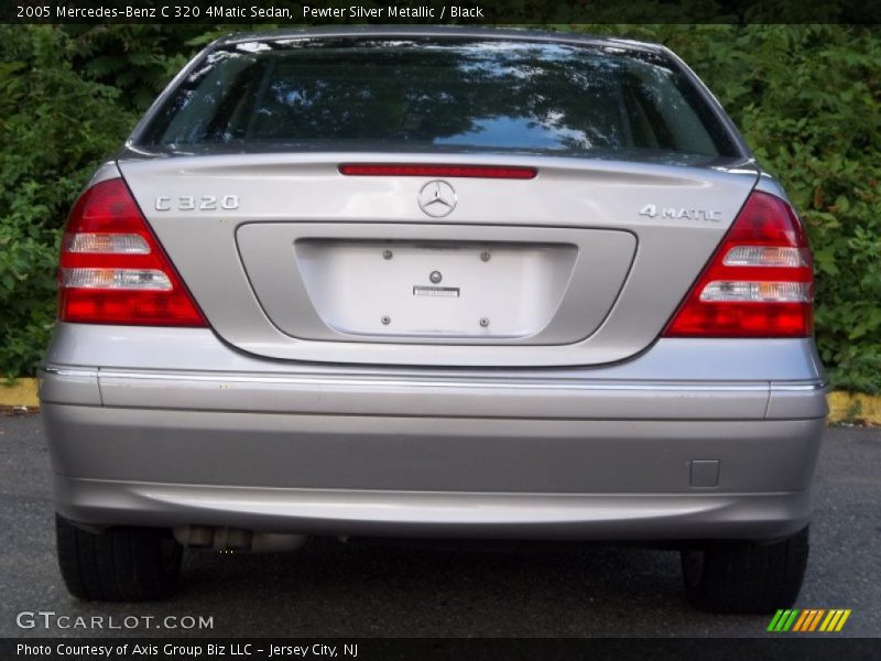 Pewter Silver Metallic / Black 2005 Mercedes-Benz C 320 4Matic Sedan