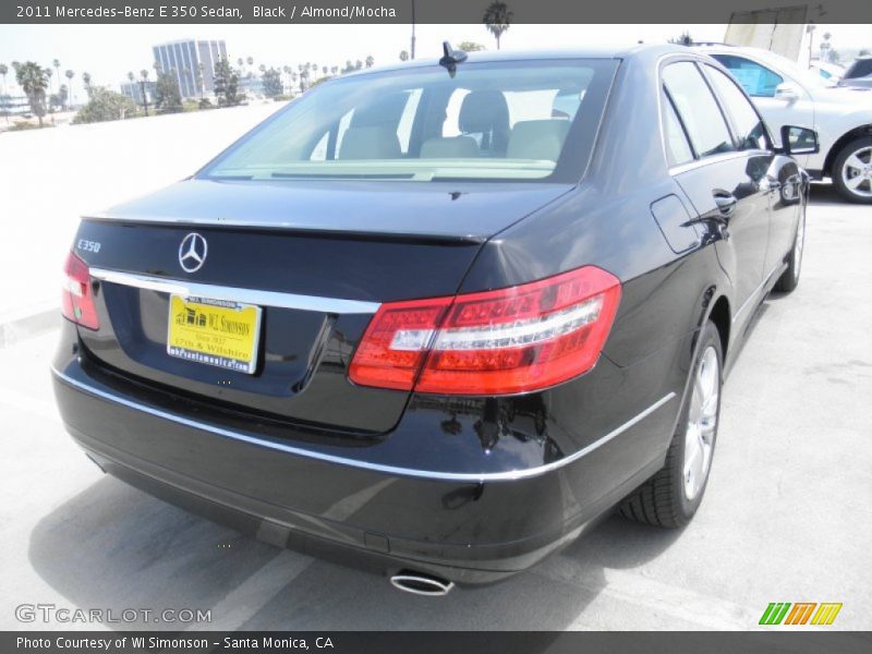 Black / Almond/Mocha 2011 Mercedes-Benz E 350 Sedan