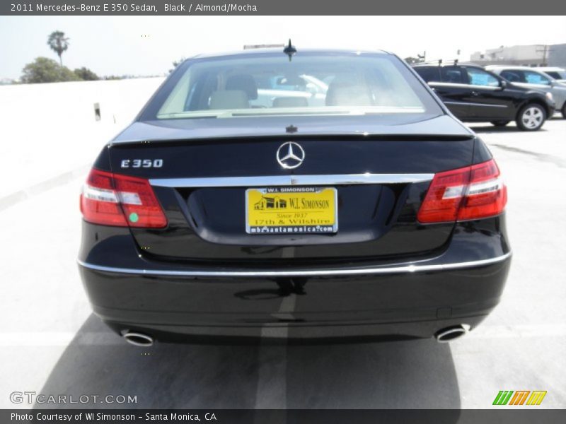 Black / Almond/Mocha 2011 Mercedes-Benz E 350 Sedan