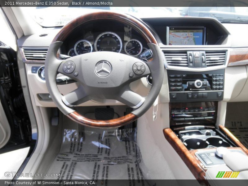 Black / Almond/Mocha 2011 Mercedes-Benz E 350 Sedan