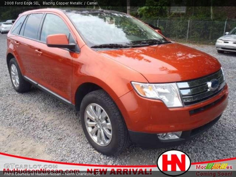 Blazing Copper Metallic / Camel 2008 Ford Edge SEL