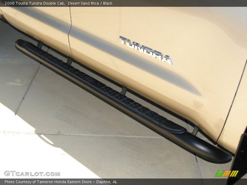 Desert Sand Mica / Black 2008 Toyota Tundra Double Cab