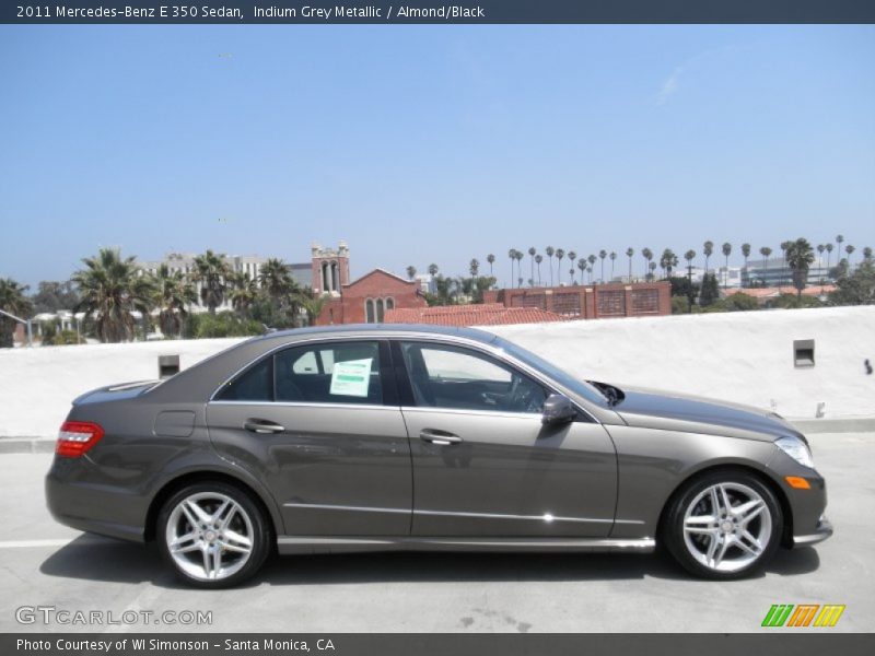 Indium Grey Metallic / Almond/Black 2011 Mercedes-Benz E 350 Sedan