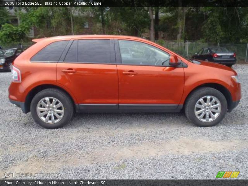Blazing Copper Metallic / Camel 2008 Ford Edge SEL