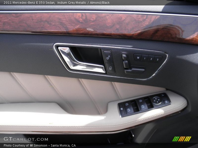 Indium Grey Metallic / Almond/Black 2011 Mercedes-Benz E 350 Sedan