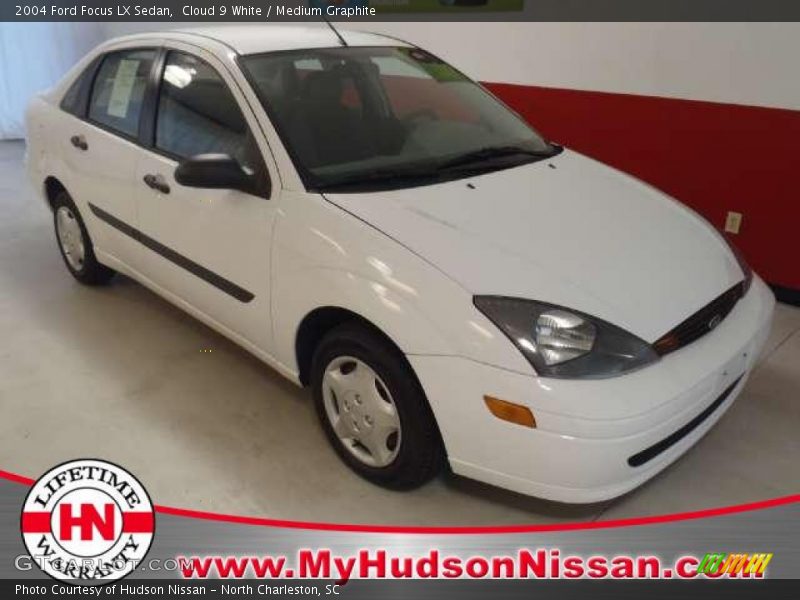 Cloud 9 White / Medium Graphite 2004 Ford Focus LX Sedan