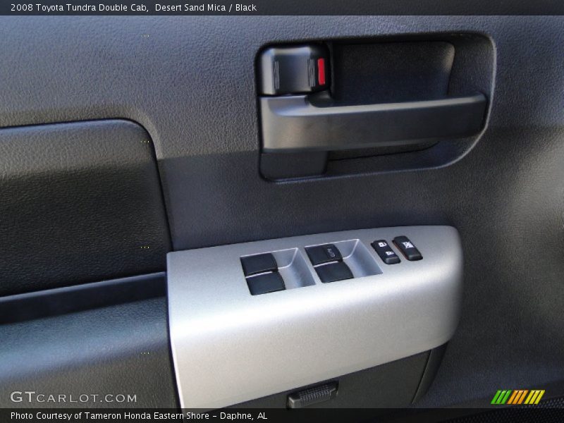Desert Sand Mica / Black 2008 Toyota Tundra Double Cab