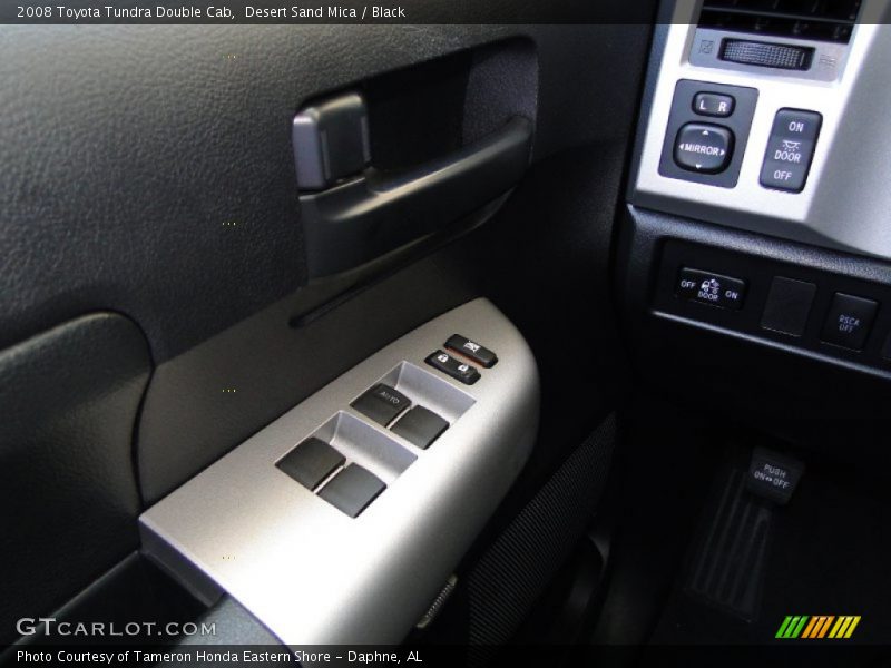 Desert Sand Mica / Black 2008 Toyota Tundra Double Cab