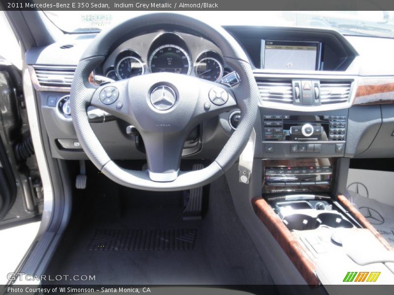 Indium Grey Metallic / Almond/Black 2011 Mercedes-Benz E 350 Sedan