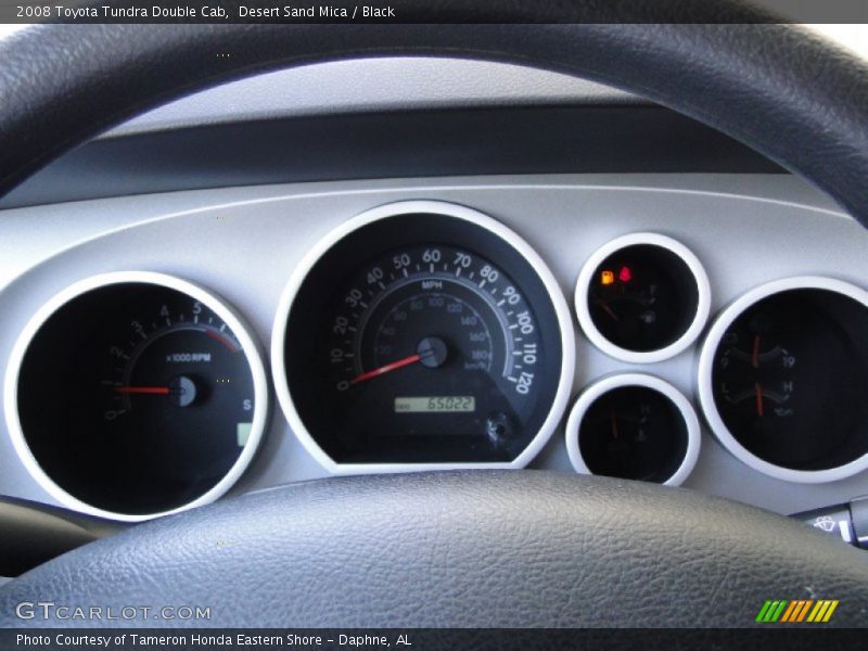Desert Sand Mica / Black 2008 Toyota Tundra Double Cab