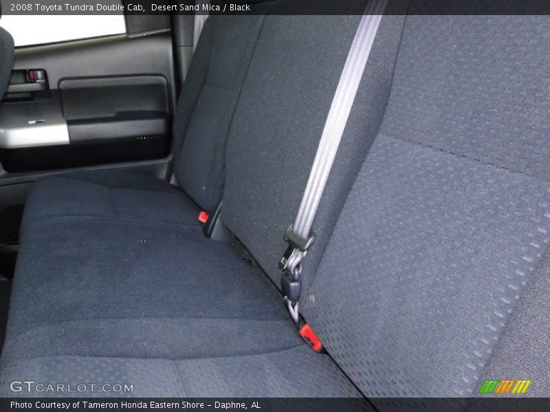 Desert Sand Mica / Black 2008 Toyota Tundra Double Cab
