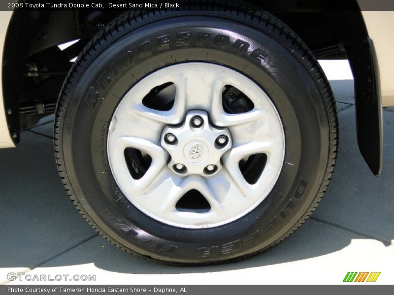 Desert Sand Mica / Black 2008 Toyota Tundra Double Cab