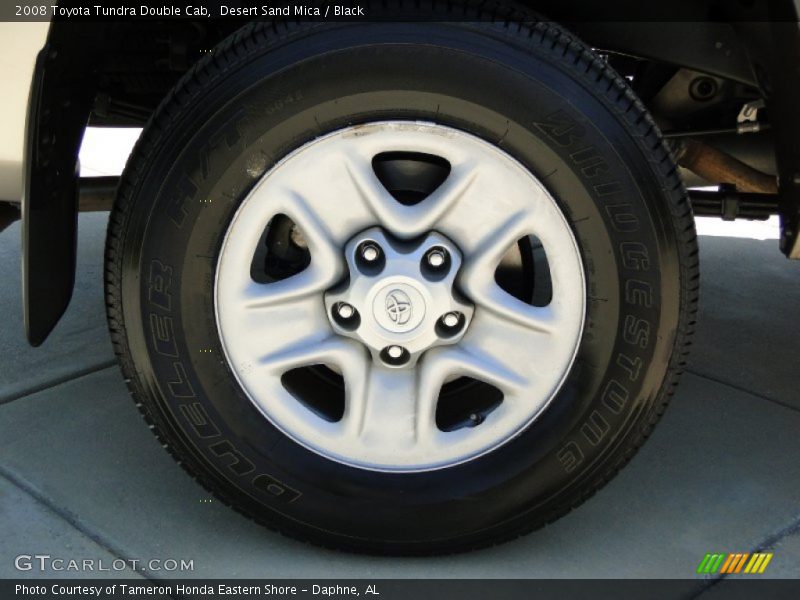 Desert Sand Mica / Black 2008 Toyota Tundra Double Cab