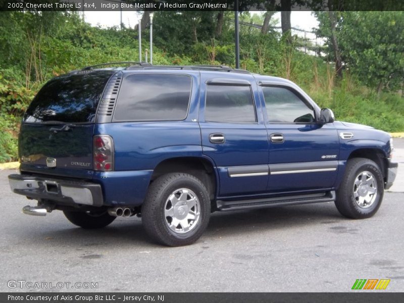 Indigo Blue Metallic / Medium Gray/Neutral 2002 Chevrolet Tahoe LS 4x4