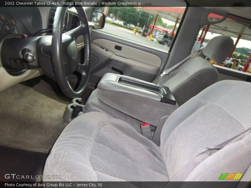 Indigo Blue Metallic / Medium Gray/Neutral 2002 Chevrolet Tahoe LS 4x4
