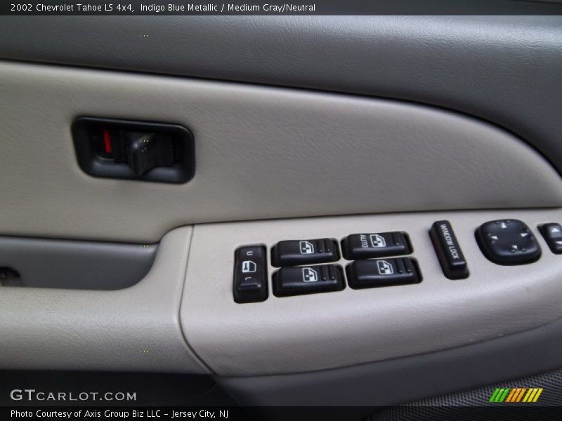 Indigo Blue Metallic / Medium Gray/Neutral 2002 Chevrolet Tahoe LS 4x4
