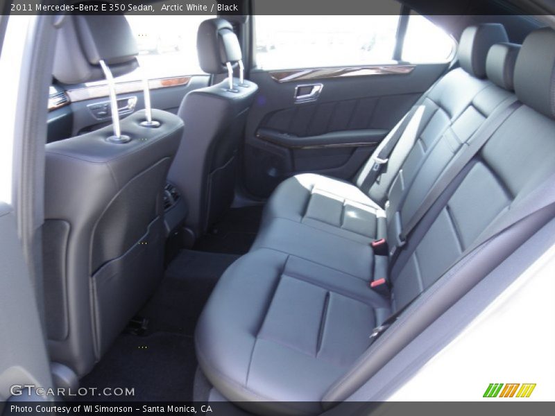 Arctic White / Black 2011 Mercedes-Benz E 350 Sedan