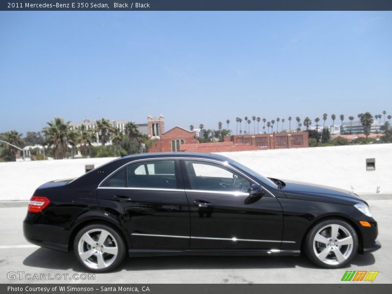 Black / Black 2011 Mercedes-Benz E 350 Sedan