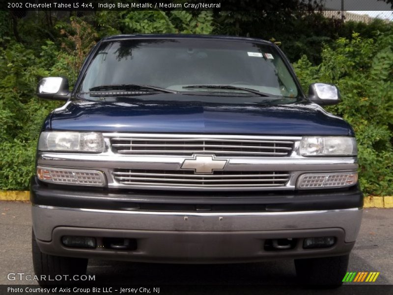 Indigo Blue Metallic / Medium Gray/Neutral 2002 Chevrolet Tahoe LS 4x4