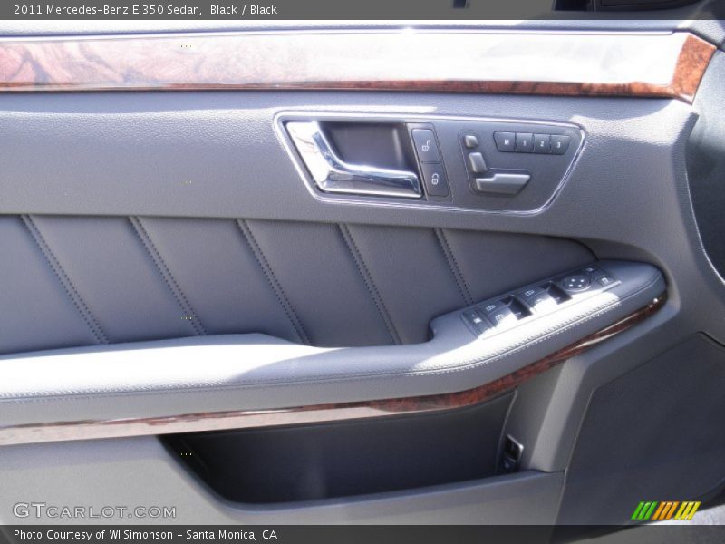Black / Black 2011 Mercedes-Benz E 350 Sedan