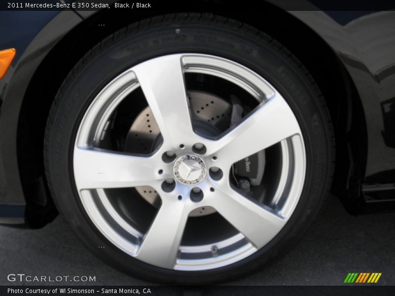 Black / Black 2011 Mercedes-Benz E 350 Sedan