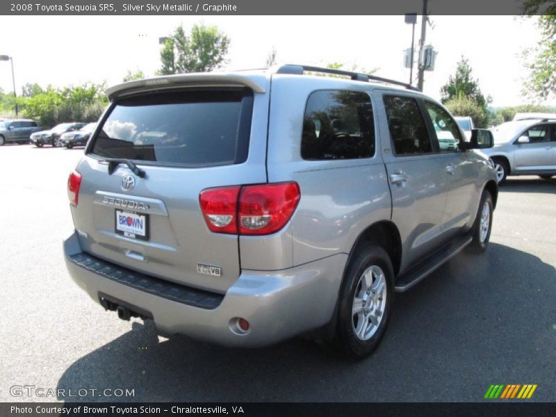 Silver Sky Metallic / Graphite 2008 Toyota Sequoia SR5