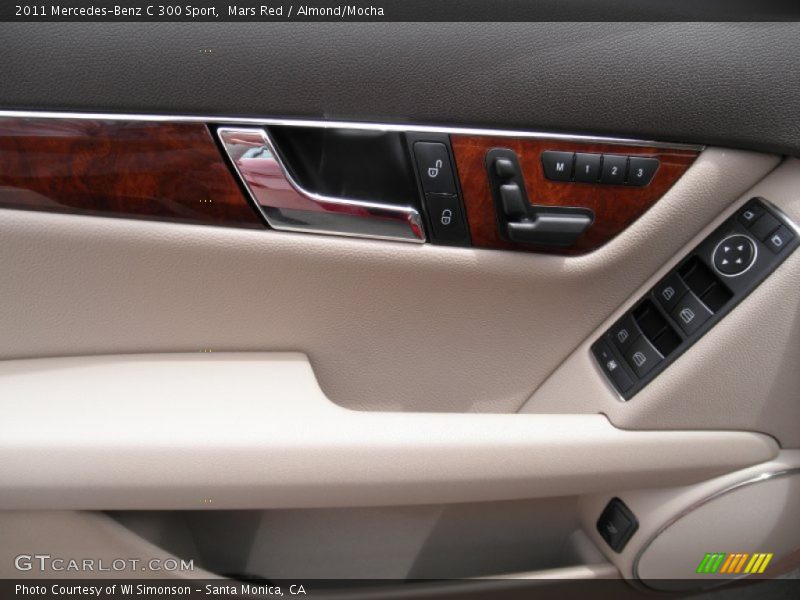 Mars Red / Almond/Mocha 2011 Mercedes-Benz C 300 Sport