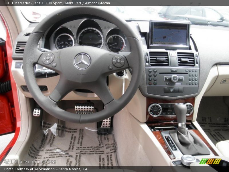Mars Red / Almond/Mocha 2011 Mercedes-Benz C 300 Sport