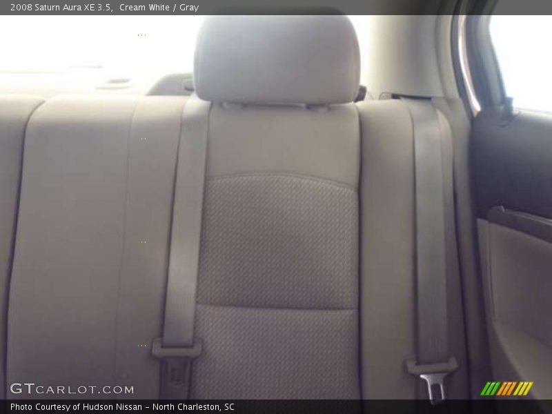Cream White / Gray 2008 Saturn Aura XE 3.5