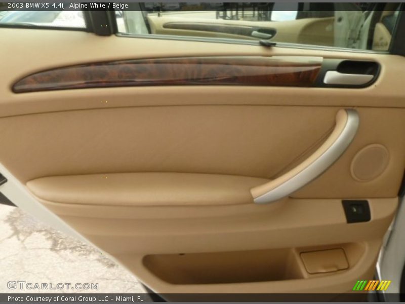 Alpine White / Beige 2003 BMW X5 4.4i