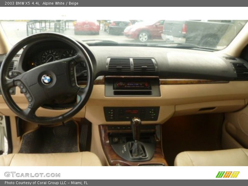 Alpine White / Beige 2003 BMW X5 4.4i