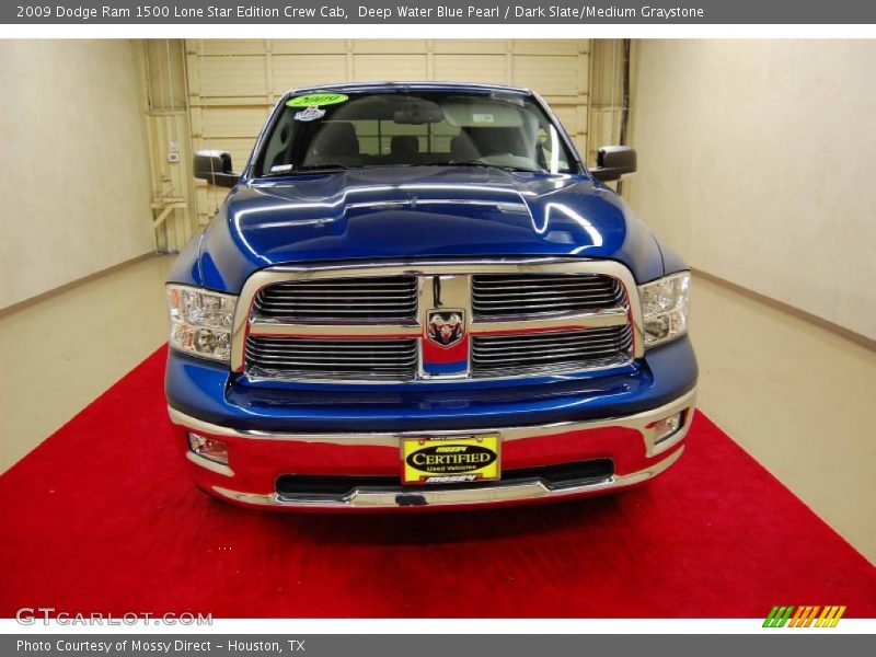 Deep Water Blue Pearl / Dark Slate/Medium Graystone 2009 Dodge Ram 1500 Lone Star Edition Crew Cab