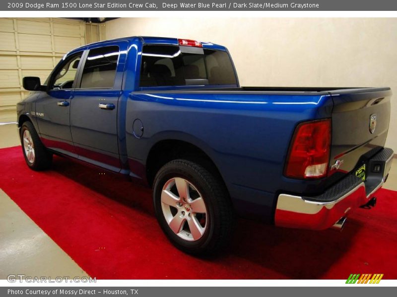 Deep Water Blue Pearl / Dark Slate/Medium Graystone 2009 Dodge Ram 1500 Lone Star Edition Crew Cab