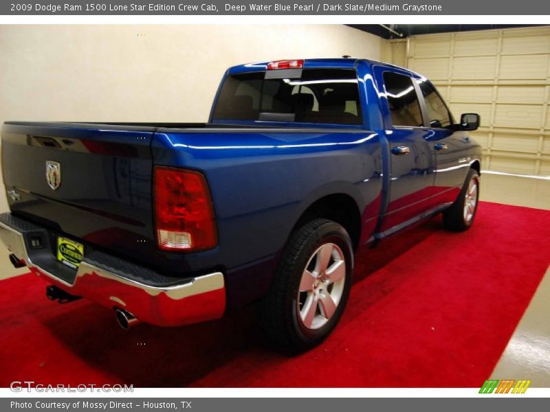 Deep Water Blue Pearl / Dark Slate/Medium Graystone 2009 Dodge Ram 1500 Lone Star Edition Crew Cab